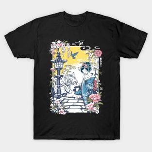 Geisha tiger shogun’s Geisha 87007 T-Shirt